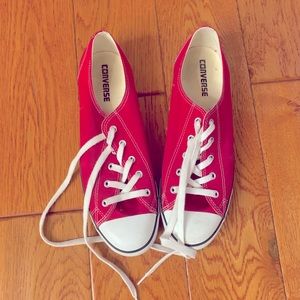 Converse sneakers. Red